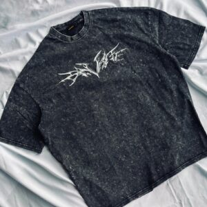 Savage Boxy Acid Wash Tshirt