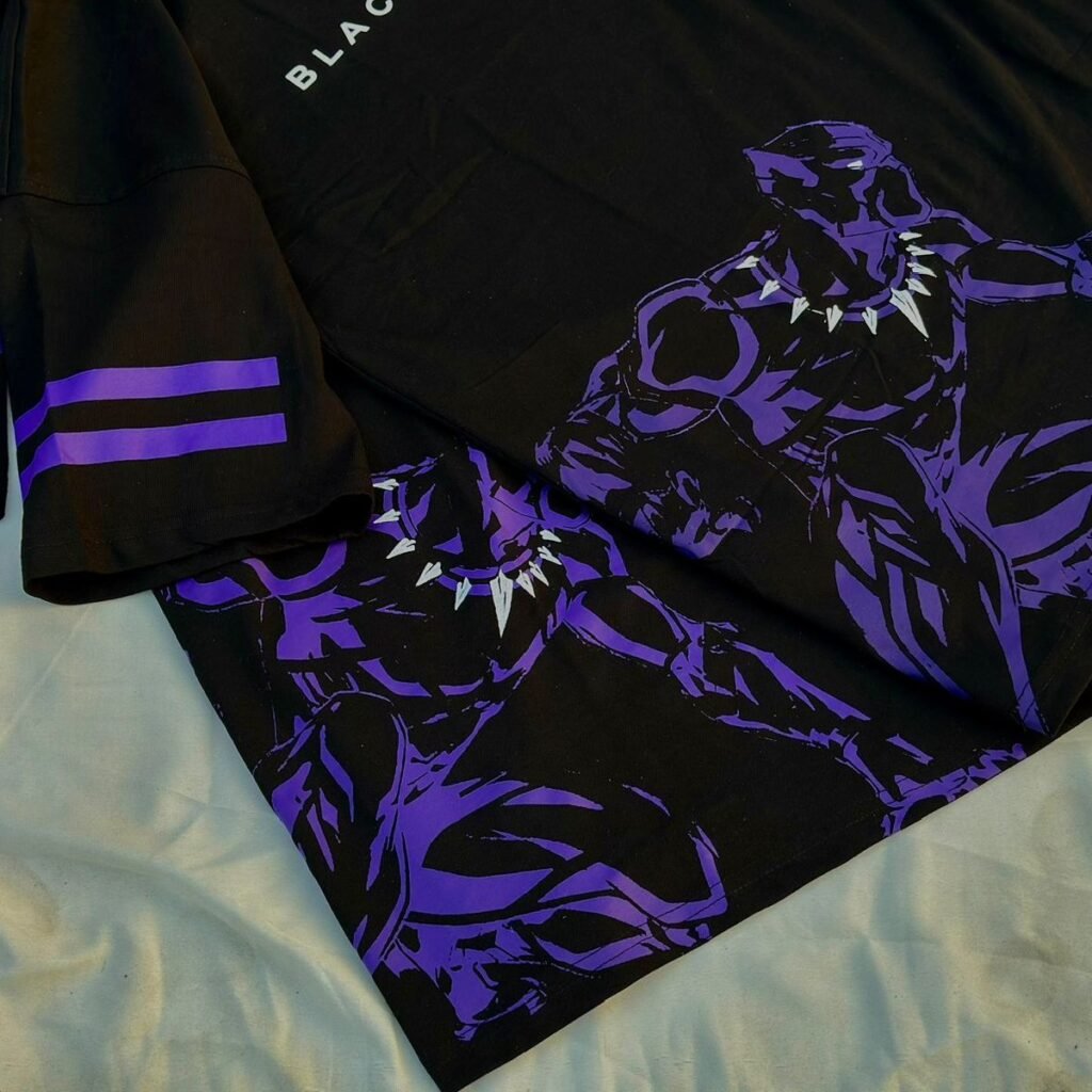 Black panther Dropshoulder t-shirt