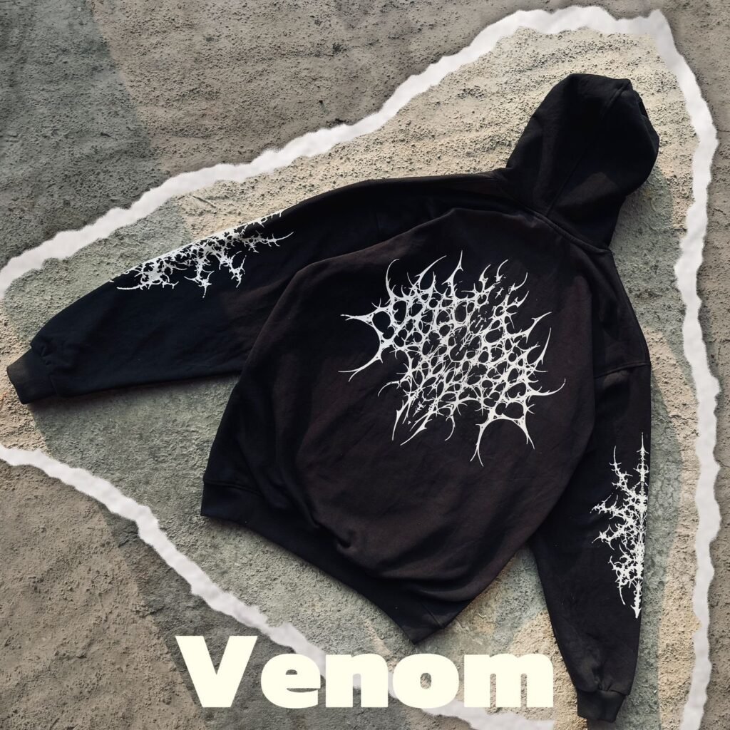 Black Venom Oversized Hoodie
