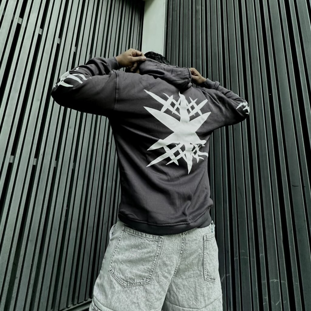 Star Ash Oversized Hoodie